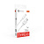 BY Кабель для зарядки Fusion USB(A)-Type-C, 18W, 1 м, 3A, TPE, белый