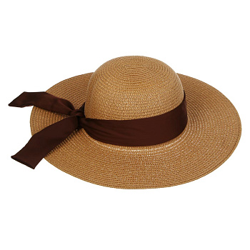 Шляпа женская с бантом, р.58, 100% целлюлоза, тм GALANTE, разноцветная, #1