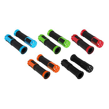 Грипсы велосипедные, тм BY SPORT, 2шт., 13см, алюминий, резина, 3 цвета