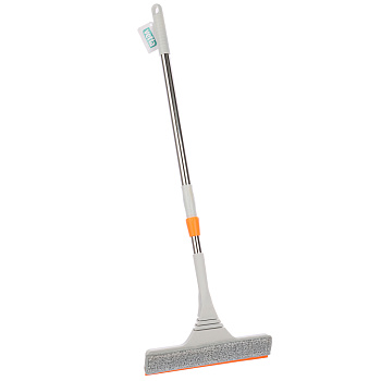 Окномойка телескопическая тм Vetta 75-116 см, водосгон 28х6 см, полипропилен, нерж.сталь, микрофибра