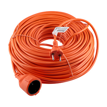 ЕРМАК Удлинитель силовой в мотке, 2х1,5 мм2, длина 50м (макс.нагрузка 16А или 2,2кВт)