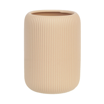 Стакан для ванной комнаты тм VETTA Монтана, доломит, бежевый, 7,5х7,5х10,5см