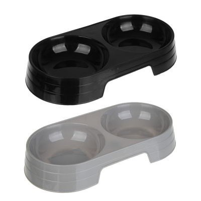 VETTA Миска двойная, полипропилен, 23x12x4 см, 300 мл