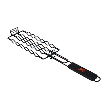 Решетка-гриль для сосисок тм GRILLBOOM, с антипригарным покрытием, 250гр, 49х9х4см