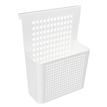 Контейнер Лофт навесной на дверцу 24,5х9х31см, пластик, белый