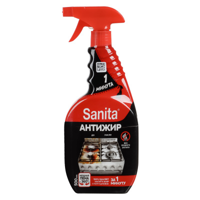 Средство чистящее для кухни SANITA 1 минута, п/б, 500 мл