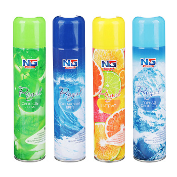 NEW GALAXY Освежитель воздуха Романтика, летнее утро, лимон, горный, морской, 300мл