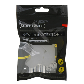 Бурсопротекторы большого пальца тм STREETWISE, с межпальцевым разделителем, 2шт