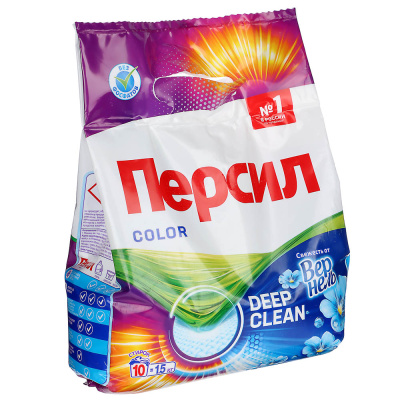 Стиральный порошок ПЕРСИЛ Color для цветного белья,п/э, 1,5 кг