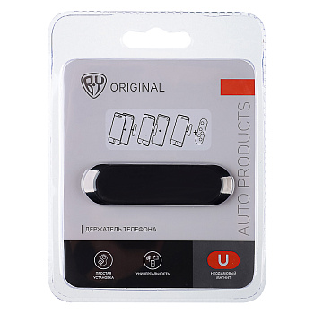 BY Держатель телефона магнитный на панель, металл, 7х2см