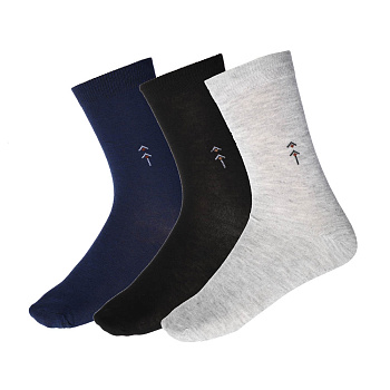 GALANTE Носки мужские, р.27-29, 85% хлопок, 10% полиамид, 5% спандекс, разноцветные, #3