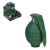 ИГРОЛЕНД Граната игрушечная, свет, звук, 2xAG13, ABS, 10х7х7см, 2 дизайна ИГРОЛЕНД Граната игрушечная, свет, звук, 2xAG13, ABS, 10х7х7см, 2 дизайна