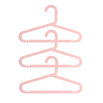 VETTA Набор детских вешалок, 3 шт, 34х20х0.5 см, пластик