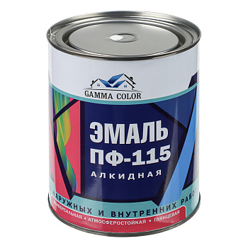 Эмаль ПФ-115 тм GAMMA COLOR, белая