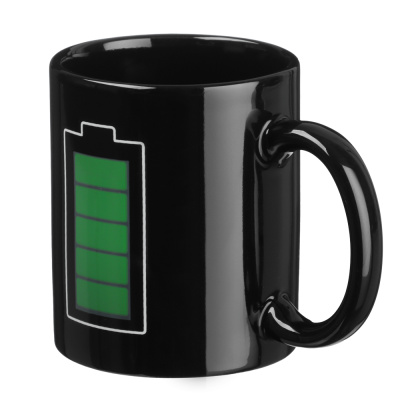 MILLIMI Батарейка Кружка 350мл с терморисунком, керамика