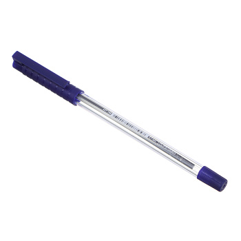 Ручка шариковая ClipStudio синяя, наконечник 0,7 мм, прозрачный корпус