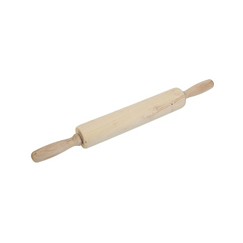 Скалка деревянная тм Vetta c вращающимися ручками, 42*5см