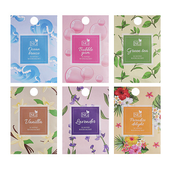 NEW GALAXY Ароматизатор Саше 25 гр, ваниль, лаванда, зел.чай,океан райск. насл, бабл гам