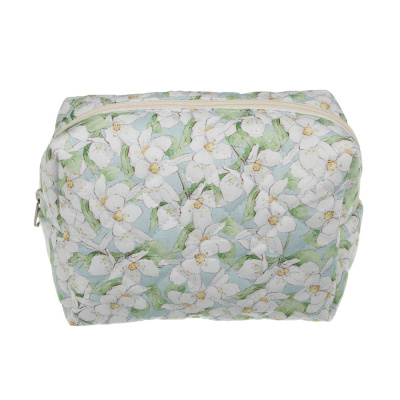 Косметичка "Цветочки" тм ЮL, 17х11х10 см, полиэстер, 3 дизайна