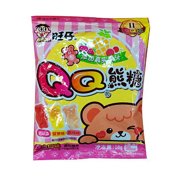 Мармелад QQ вкус мультифрукт 15г.