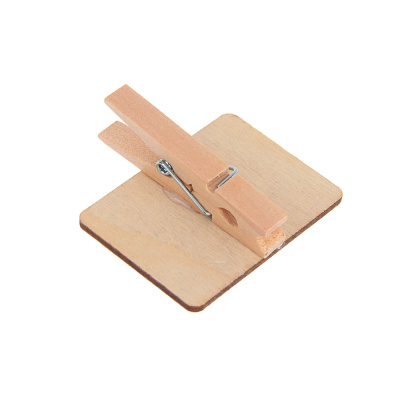 Набор прищепок DIY тм LADECOR дерево, металл, 4 шт