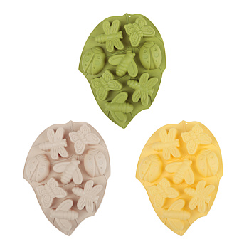 VETTA Форма силиконовая 8 ячеек, 28х21х3см, "Пчелка", 3 цвета