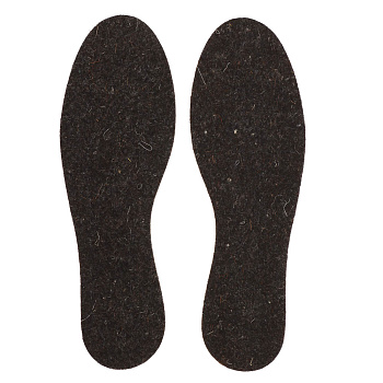 Стельки Войлок Эконом р36-46 серый