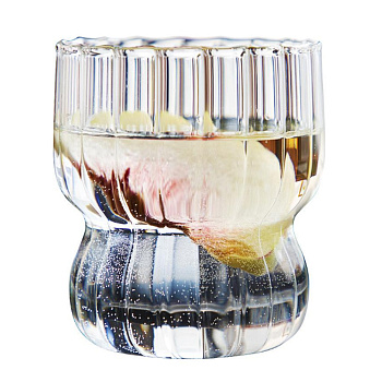 Стакан с неровным краем тм MILLIMI Лава, 300мл, стекло