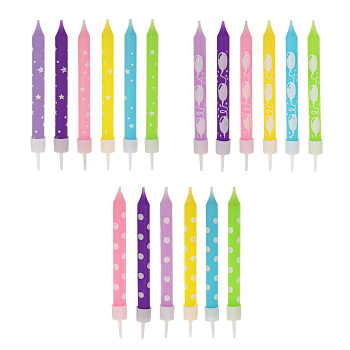 Набор свечей для торта тм Fntastic 9,2 см, с рисунками, парафин, 3 вида