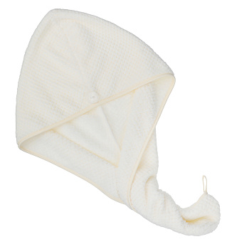 PROVANCE Полотенце-чалма для волос фактурная, 59х23см, корал-флис