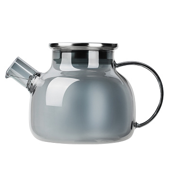 SATOSHI Графит Чайник заварочный 1000мл, стекло, нерж.сталь