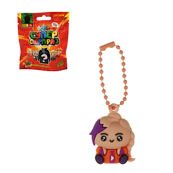 Брелок игрушка "Русские Супергерои", BY, ПВХ, 9х11см, 10 дизайнов