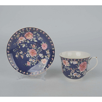 Набор чайный 4 пр., 225мл, MILLIMI, Кобальт, фарфор