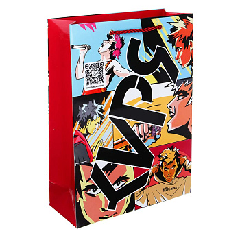 КИРЯ Пакет подарочный бумажный, 25x35x10 см (300 гр)