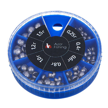 Набор грузил "Дробинка" тм AZOR FISHING, малый