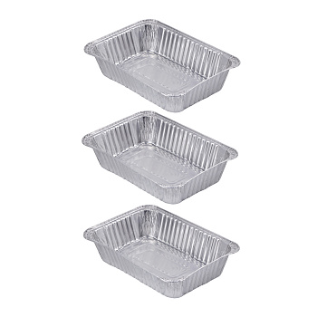 Набор алюминиевых форм для приготовления тм VETTA, алюминий, 22х15,5х4,5см, дно 18x11,5см, 1050мл, L