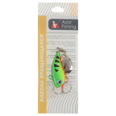 Блесна "Тейлспин Про" тм AZOR FISHING, 14гр, 5 цветов