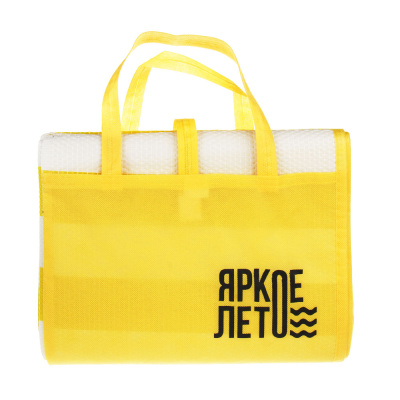 Коврик пляжный с ручками для переноски тм ЯРКОЕ ЛЕТО, PP, 60х170см