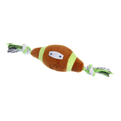 Игрушка для собак тм VETTA с пищалкой, мяч регби, п/э, 35*10см