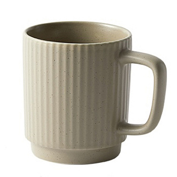 Кружка Лусия тм MILLIMI, 240мл, фарфор, кофейный