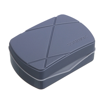 VETTA Мыльница, пластик, 13,5х9х5 см, серый