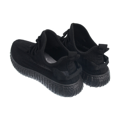 Кроссовки спортивные, р. 44, черные, полиэстер, ПВХ