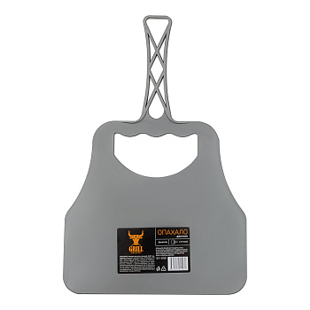 Опахало для угля с ручкой тм GRILLBOOM, 32х21см, пластик