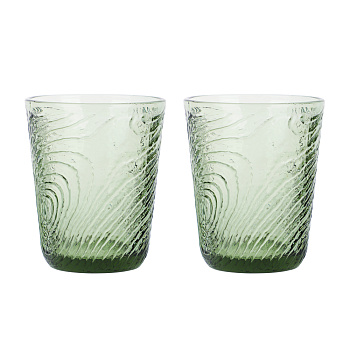 Набор стаканов тм MILLIMI Гринлайн, 270мл, стекло, 2 шт