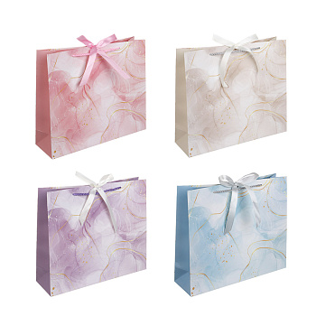 Пакет тм Fntastic подарочный, с лентой, 30x25,5x9см, бумага, 4 дизайна