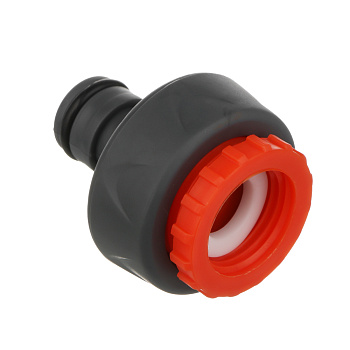 INBLOOM PROF+ Штуцер резьбовой 1/2 -3/4 для крана с внешней резьбой, ABS