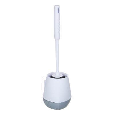 Ёрш для туалета настенный тм VETTA, силиконовый, полипропилен, d10х42см