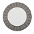 MILLIMI Графит Тарелка подстановочная, опаловое стекло, 26.5см