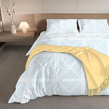 Комплект постельного белья евро (4 предмета) тм PROVANCE Орра 100% полиэстер, 2 дизайна