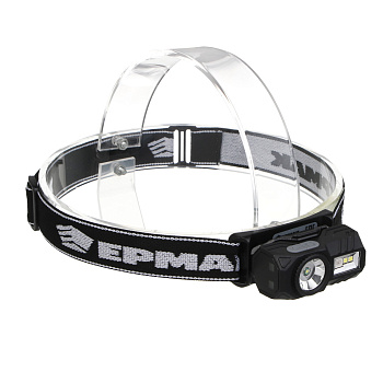 Фонарь налобный тм ЕРМАК,сенсорный,крепление,XPE LED+3LED,9 режимов,500мАч,64х45х34 мм,красный свет